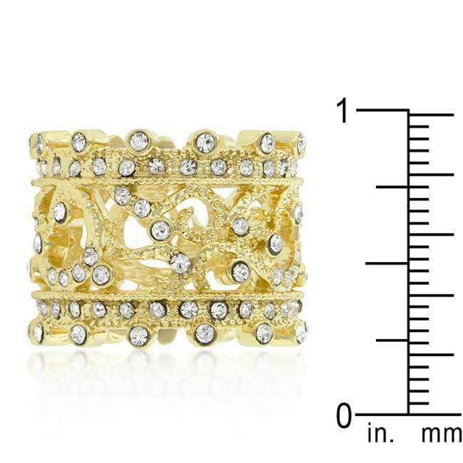 Golden Filigree Eternity Band Rings JGI   