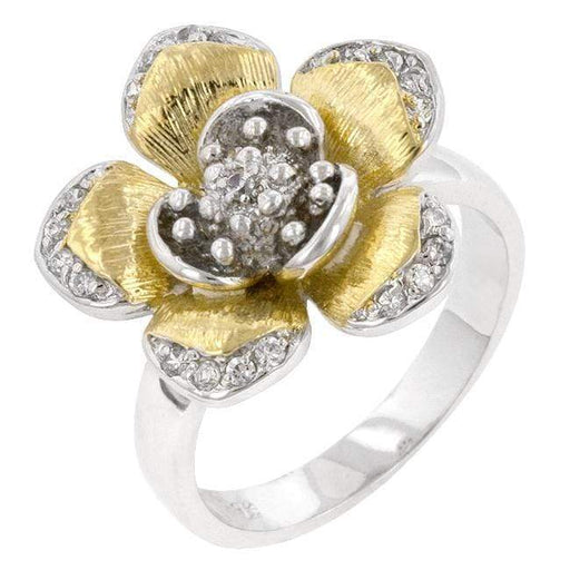 Golden Petals Cocktail Ring Rings JGI   