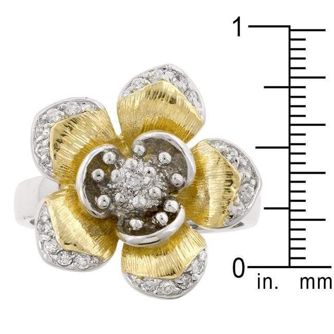 Golden Petals Cocktail Ring Rings JGI   
