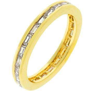 Golden White Eternity Ring Rings JGI   
