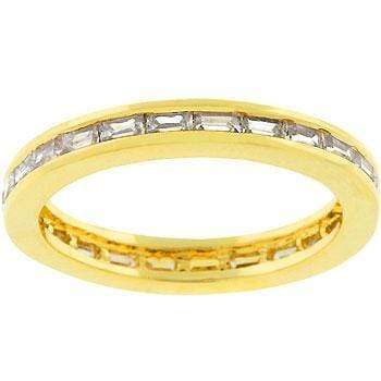 Golden White Eternity Ring Rings JGI   