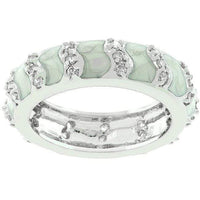 Thumbnail for Gray Eternity Enamel Ring Rings JGI   