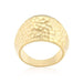 Hammered Golden Fashion Ring Rings JGI   