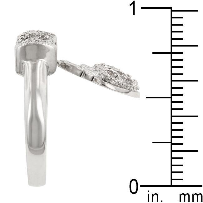 Heart Lock Ribbon Ring Rings JGI   