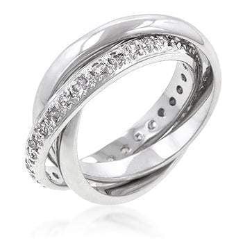 Intertwined Eternity Bands Rings JGI   