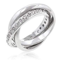 Thumbnail for Intertwined Eternity Bands Rings JGI   