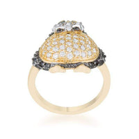 Thumbnail for Jet Black Cubic Zirconia Penguin Fashion Ring Rings JGI   