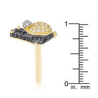 Thumbnail for Jet Black Cubic Zirconia Penguin Fashion Ring Rings JGI   