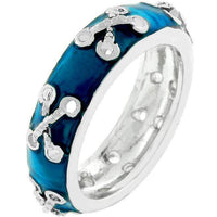 Thumbnail for Laced Enamel Eternity Band Rings JGI   
