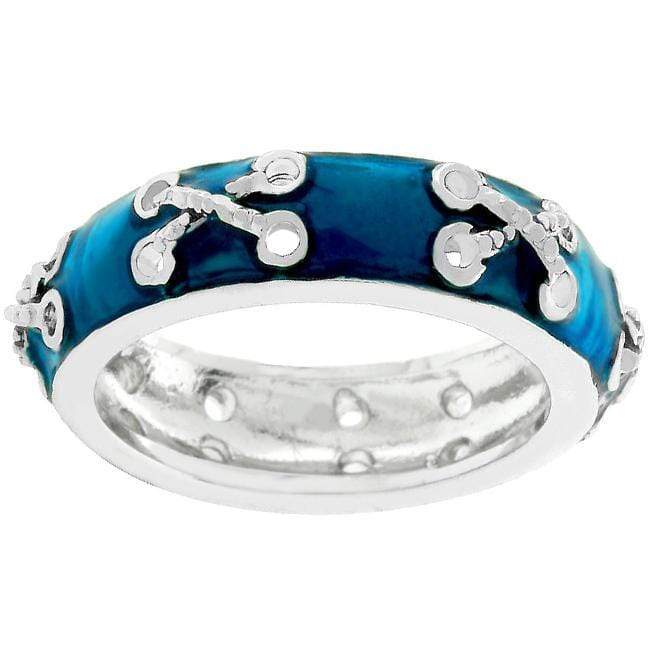Laced Enamel Eternity Band Rings JGI   
