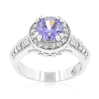 Thumbnail for Lavender Halo Engagement Ring Rings JGI   