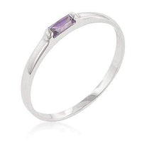 Thumbnail for Lavender Petite Solitaire Ring Rings JGI   