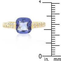Thumbnail for Light Purple Cushion Cut Cubic Zirconia Engagement Ring Rings JGI   