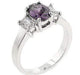 Lilac Engagement Ring Rings JGI   