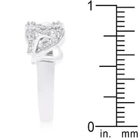 Thumbnail for Linked Cubic Zirconia Hearts Ring Rings JGI   