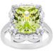 Marquise Framed Apple Green Ring Rings JGI   