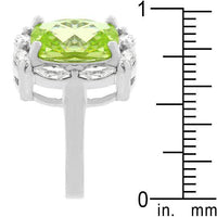 Thumbnail for Marquise Framed Apple Green Ring Rings JGI   