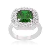 Thumbnail for Micropave Green Bridal Cocktail Ring Rings JGI   