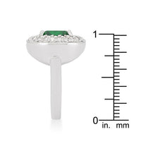 Thumbnail for Micropave Green Bridal Cocktail Ring Rings JGI   
