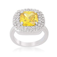 Thumbnail for Micropave Yellow Bridal Cocktail Ring Rings JGI   