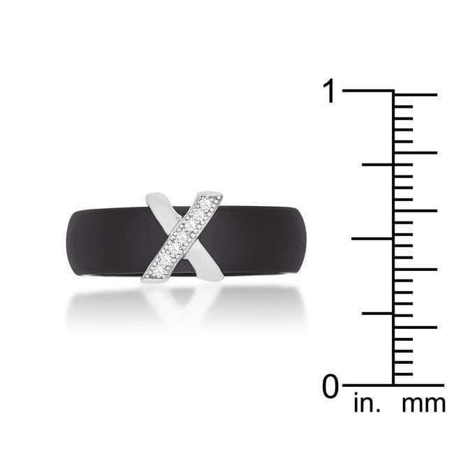 Modern Classic X Ring -Black Rings JGI   