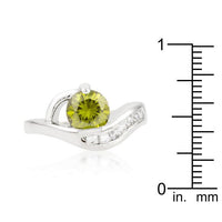 Thumbnail for Olive Cubic Zirconia Twist Ring Rings JGI   