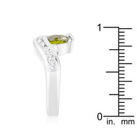 Thumbnail for Olive Cubic Zirconia Twist Ring Rings JGI   