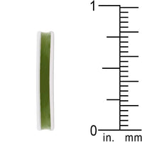 Thumbnail for Olive Green Enamel Eternity Ring Rings JGI   