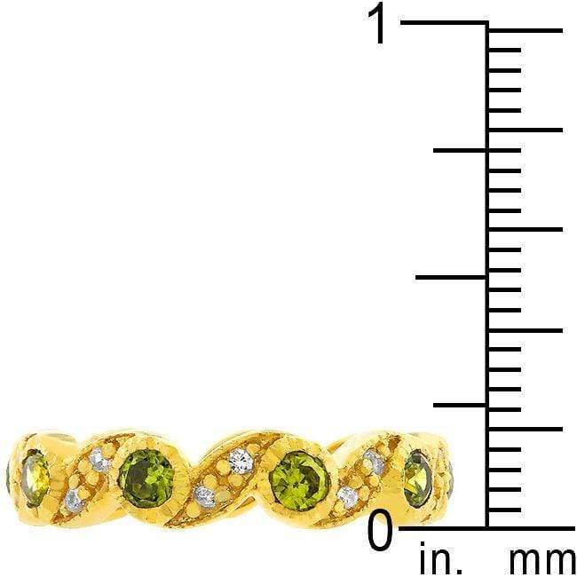 Olive Leaves Eternity Ring Rings JGI   