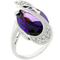 Thumbnail for Pave Amethyst Purple Orbit Ring Rings JGI   