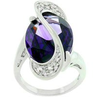 Thumbnail for Pave Amethyst Purple Orbit Ring Rings JGI   
