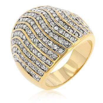 Pave Crystal Cocktail Ring Rings JGI   