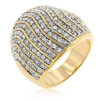 Thumbnail for Pave Crystal Cocktail Ring Rings JGI   
