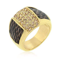 Thumbnail for Pave Pink Snakeskin Ring Rings JGI   