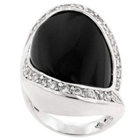 Thumbnail for Pave Trim Onyx Ring Rings JGI   