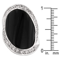 Thumbnail for Pave Trim Onyx Ring Rings JGI   
