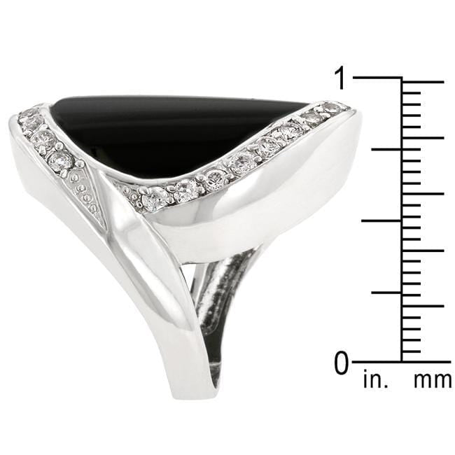 Pave Trim Onyx Ring Rings JGI   