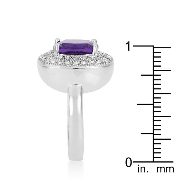 Purple Bridal Cocktail Ring Rings JGI   