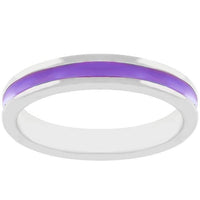 Thumbnail for Purple Enamel Eternity Ring Rings JGI   