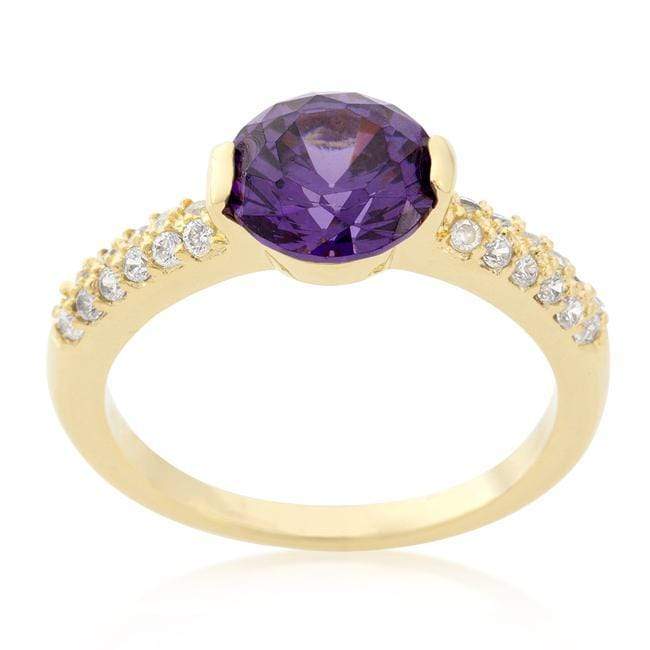 Purple Isabelle Engagement Ring Rings JGI   