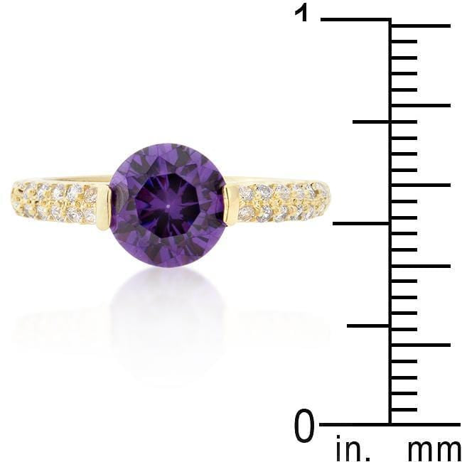 Purple Isabelle Engagement Ring Rings JGI   