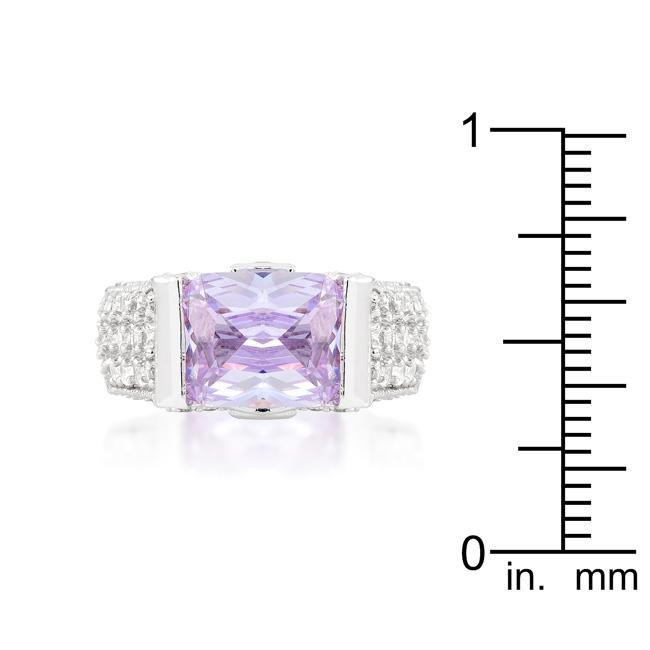 Purple Oval Cut Cocktail Ring Rings JGI   