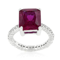 Thumbnail for Radiant Cut Pink Engagement Ring Rings JGI   