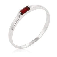 Thumbnail for Red Petite Solitaire Ring Rings JGI   