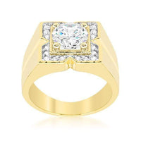 Thumbnail for Regal Golden Mens Ring Rings JGI   