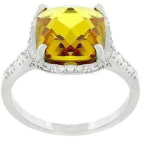 Thumbnail for Rose-Cut Canary Ring Rings JGI   