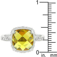 Thumbnail for Rose-Cut Canary Ring Rings JGI   