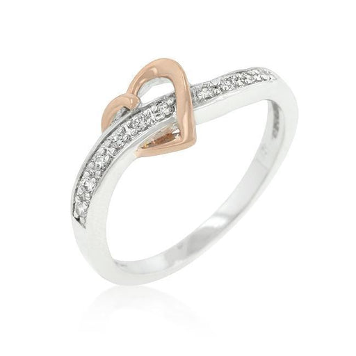 Rose Heart Band Rings JGI   