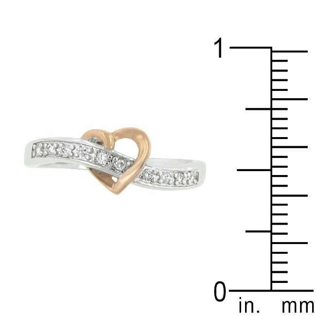 Rose Heart Band Rings JGI   