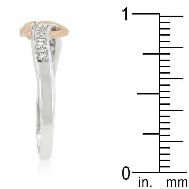 Rose Heart Band Rings JGI   